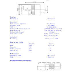 Wtyk UC1 UC-1 PL259/10 RG213 Izolator teflon dedykowany SATEC