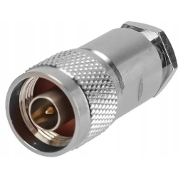 Wtyk N RF5, H155 Satec Izolator teflonowy, skręcany, pin lutowany