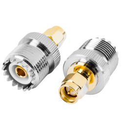 Przejście Adapter gniazdo SO239 UHF UC1 CB - Wtyk SMA (męski)