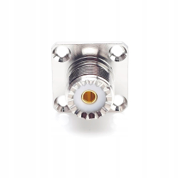 Gniazdo UC1 UC-1 SO239 SO-239  UHF Izolator teflonowy pin 4mm